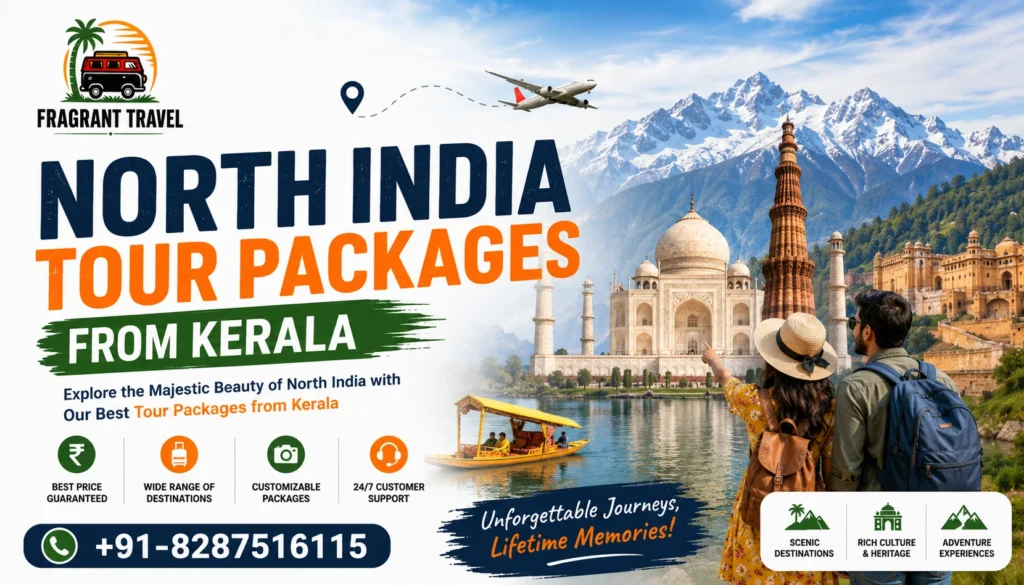North India Tour Packages from Kerala