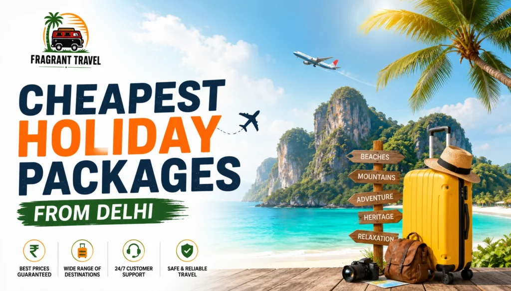 cheapest holiday packages from Delhi