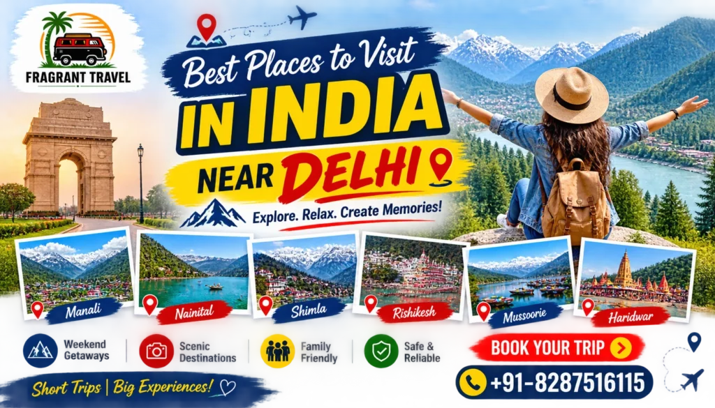 best places to visit in India near Delhi