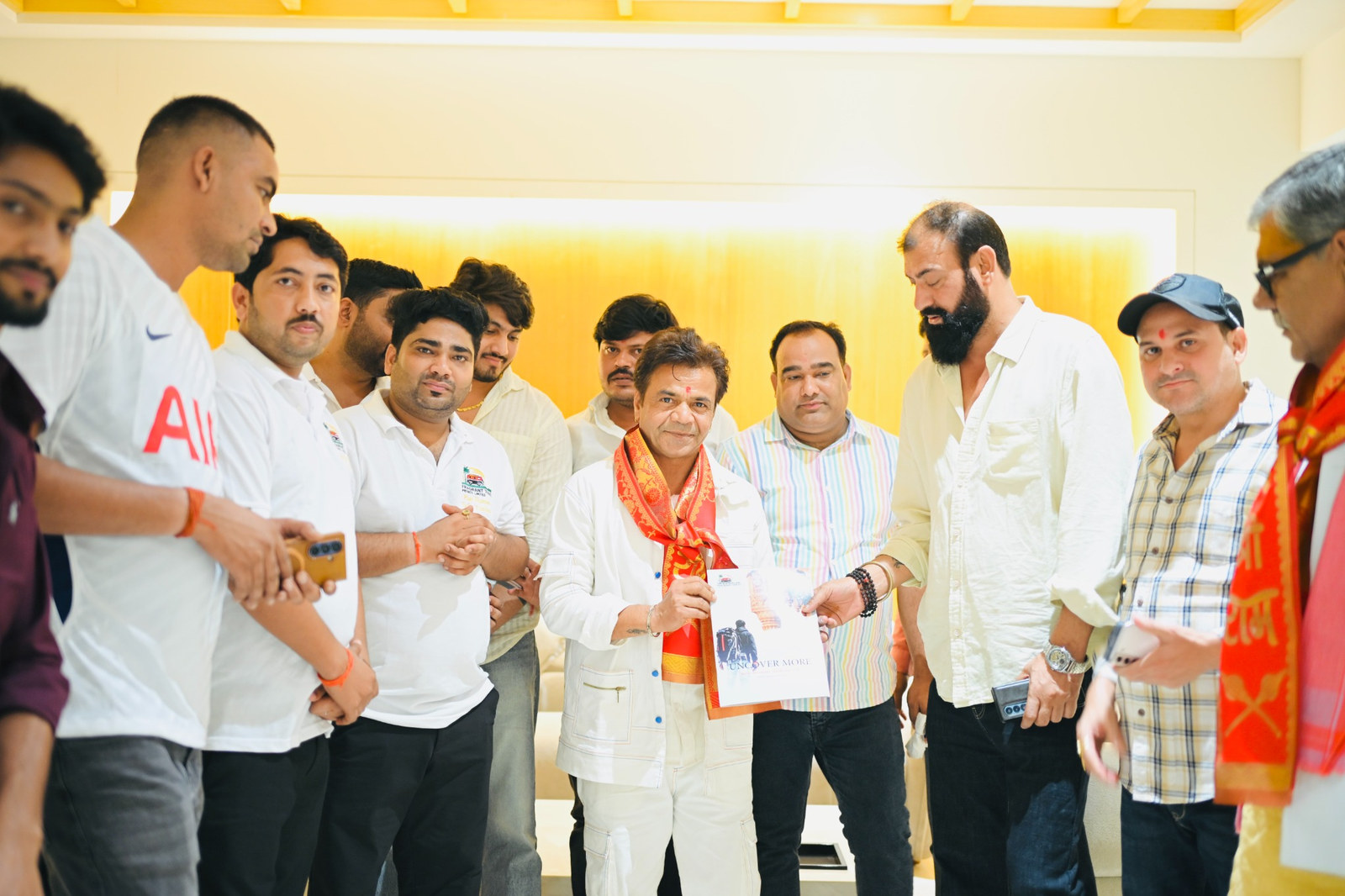 Fragrant Travel team sharing a celebratory moment with guests